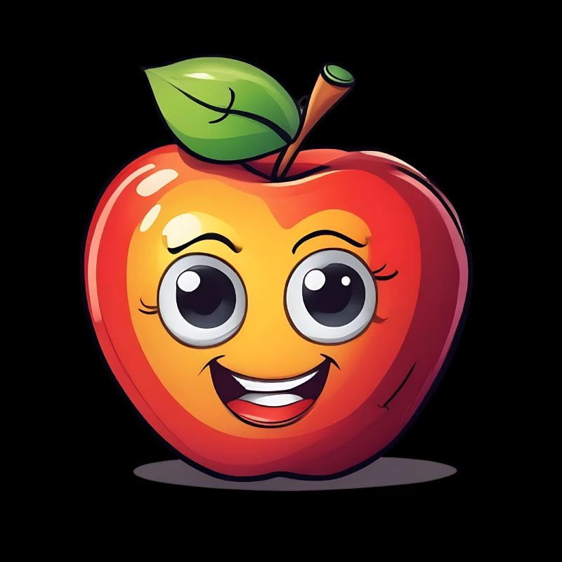 Cartoon Apfel