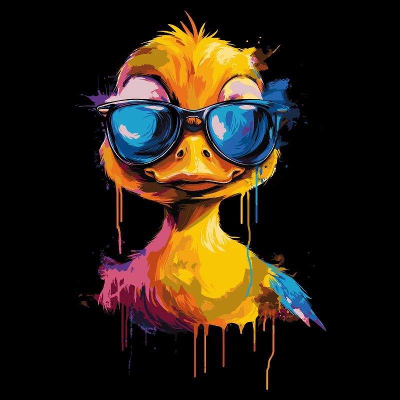 Cooole Gummiente mit Sonnenbrille