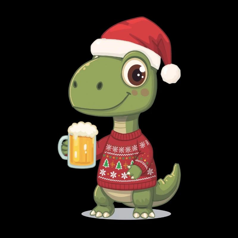 Dino Weihnachts-Festpullover