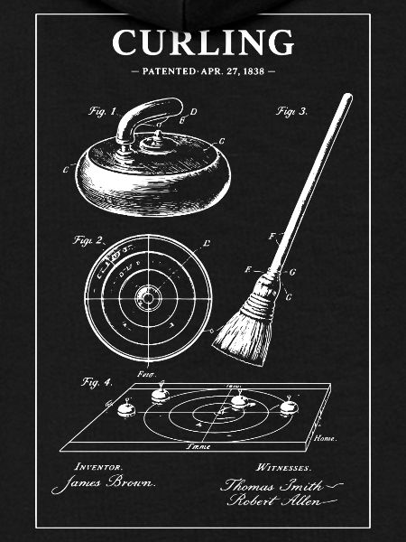 Curling Blueprint-Artwork