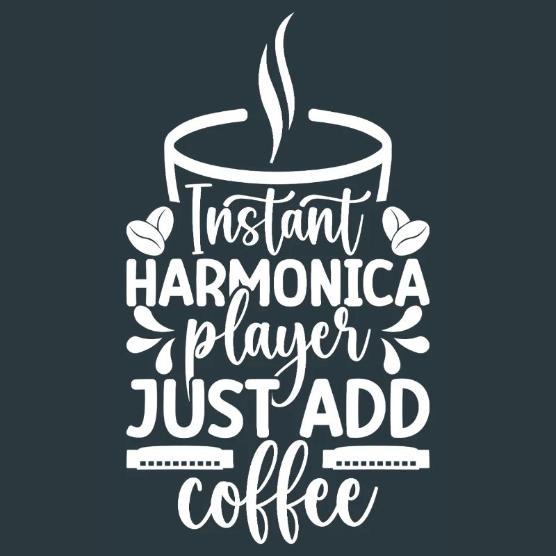 Harmonica Musican Lecteur Instantané Just Coffee