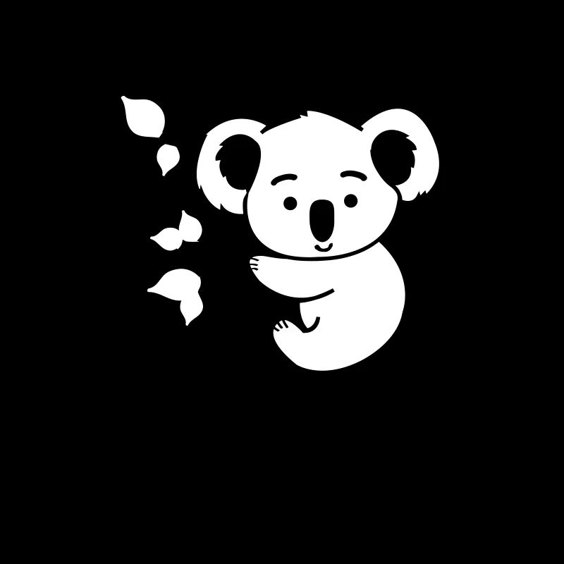 koalabär comic baum