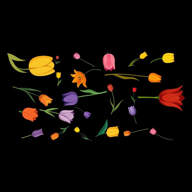 Flowers Tulips Spring