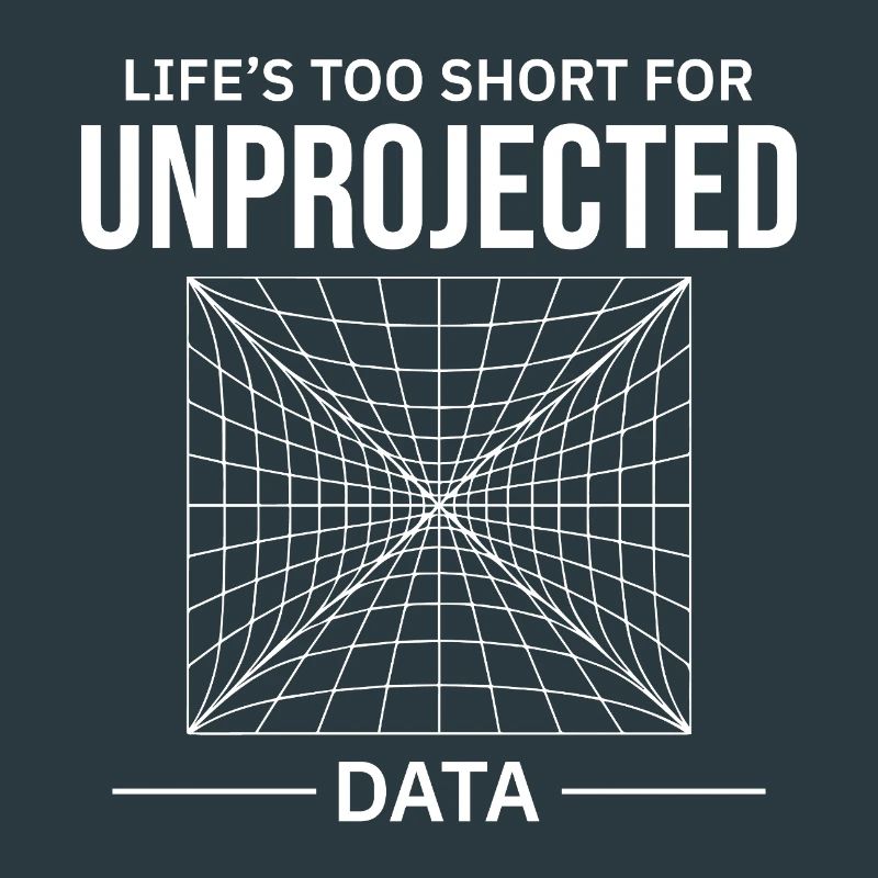 Unprojected Data GIS Cartography Mapping Error