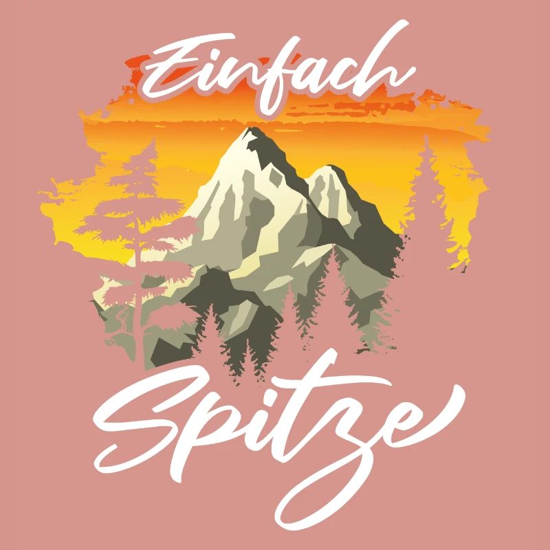 Einfach Spitze Gipfel Berg