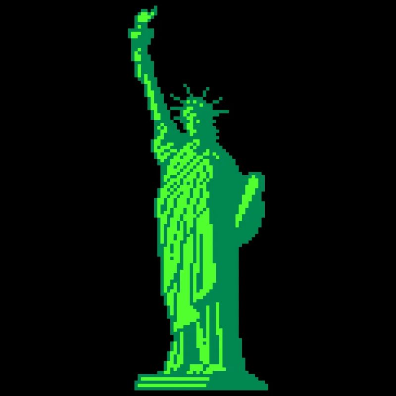 8bit Freiheitsstatue