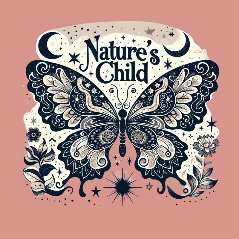 Nature's Child Butterfly Pattern