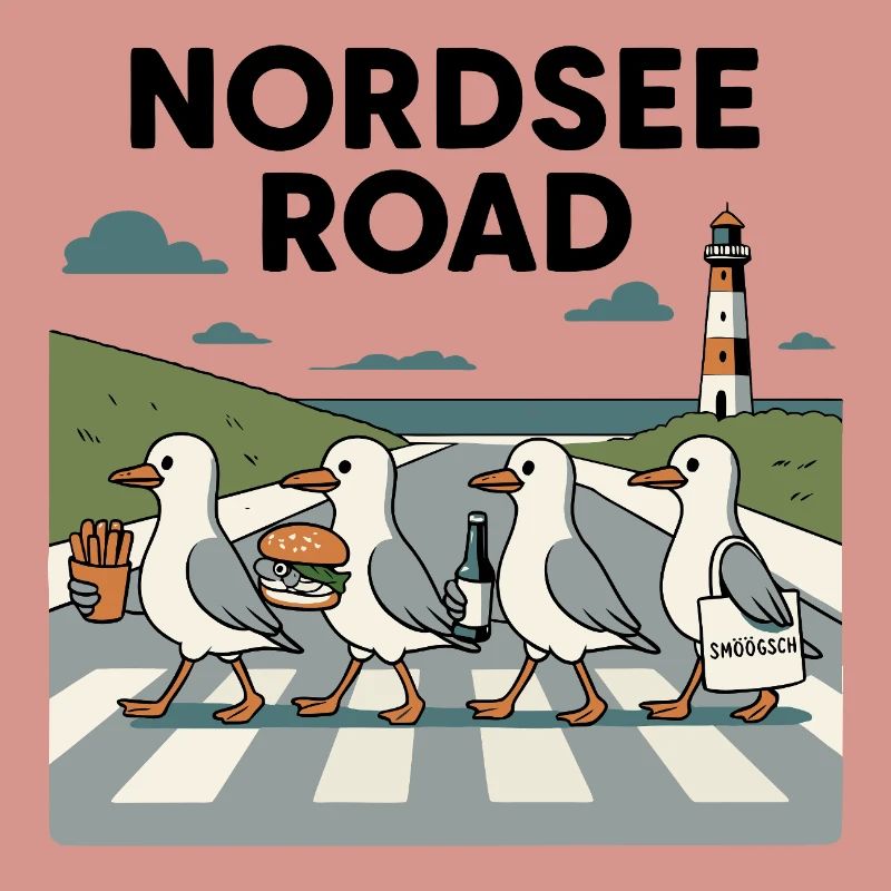 Nordseeroad Möwen