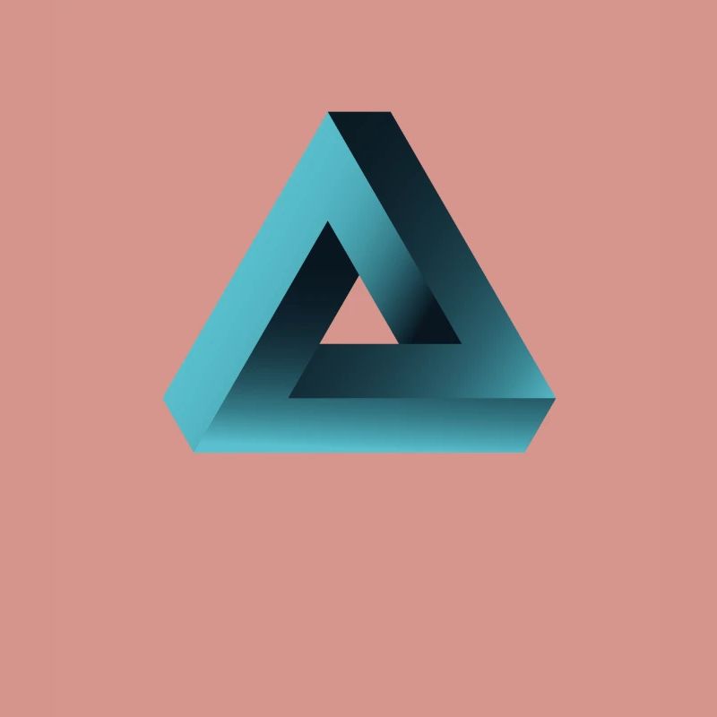 illusion illusion d’optique triangle nerd geek tri