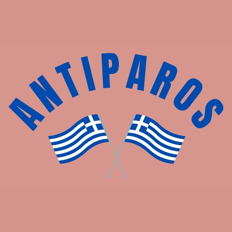 Drapeaux grecs d’Antiparos