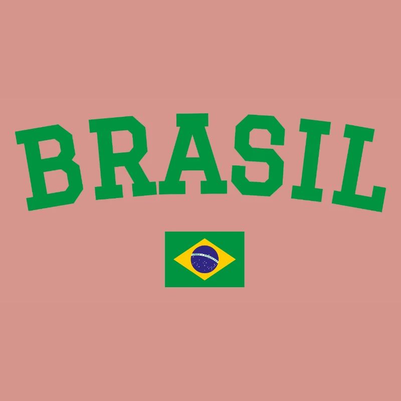 Drapeau du Brésil Conception Vert