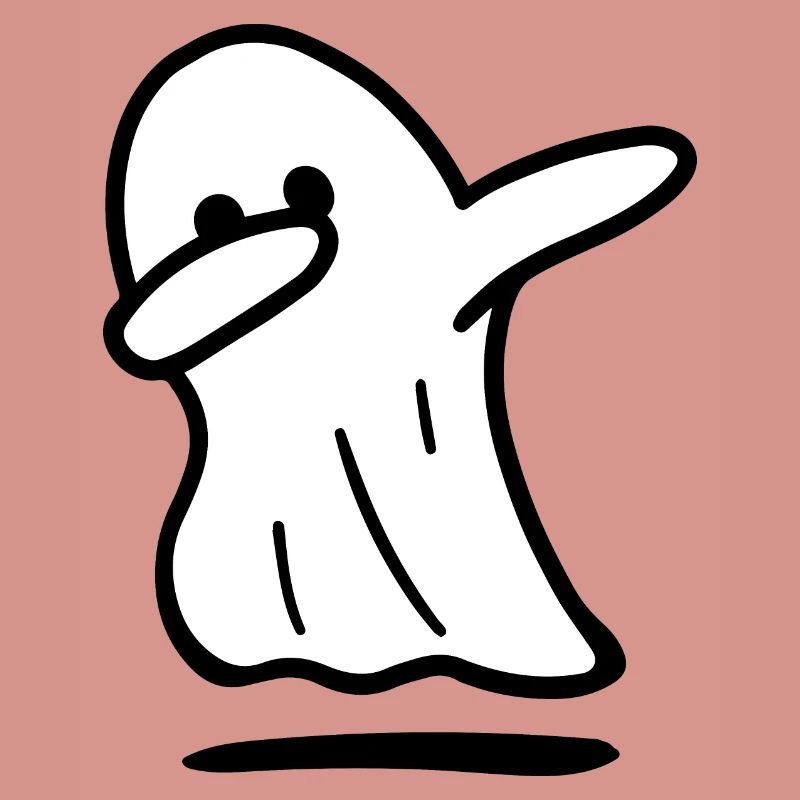 Ghost / Funny ghost / halloween / dabbing ghost