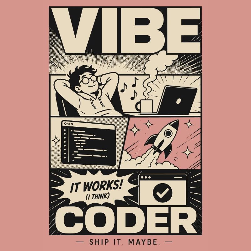 Vibe Coder Programmeur Humour