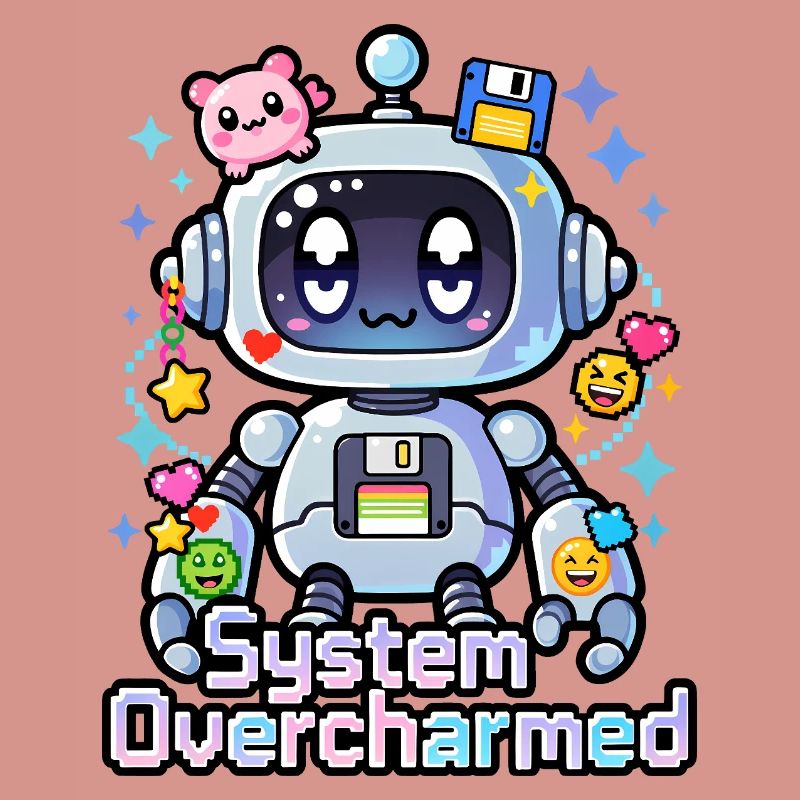 🤖 - Système surcharmé – Robot avec des breloques numériques