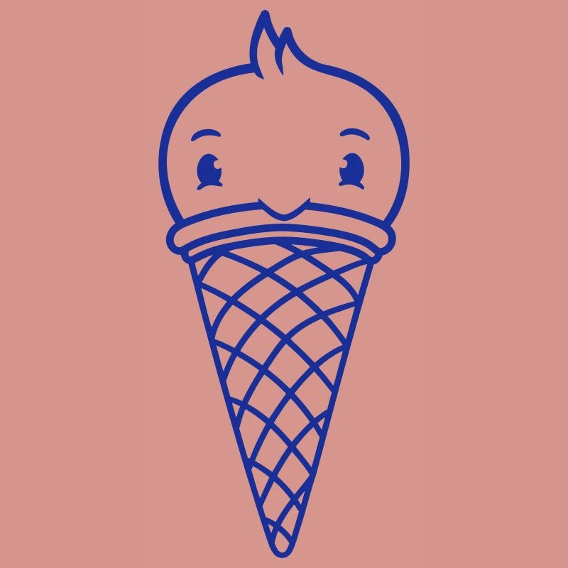 Vogel Eis Waffel Waffeleis Kugeln Eiscreme Eistüte