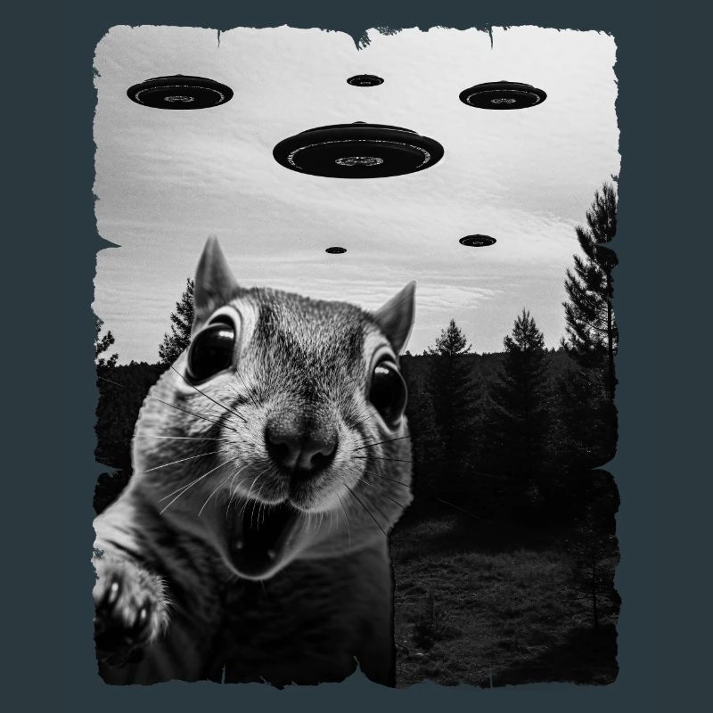 Eichhörnchen Auserirdisch Invasion Uap Weirdcore