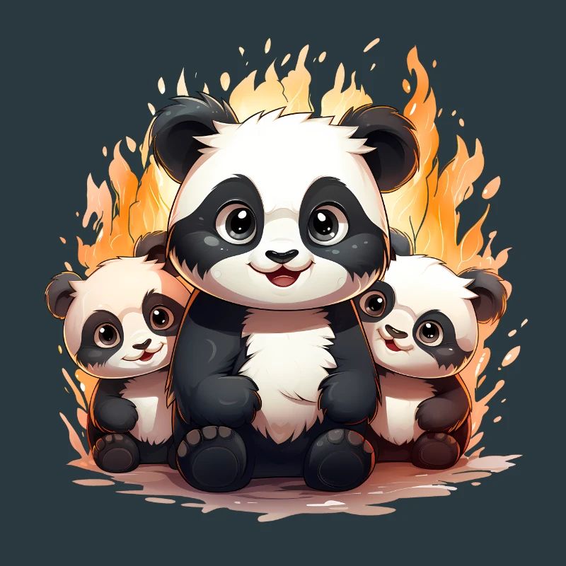 Escouade de bébés pandas