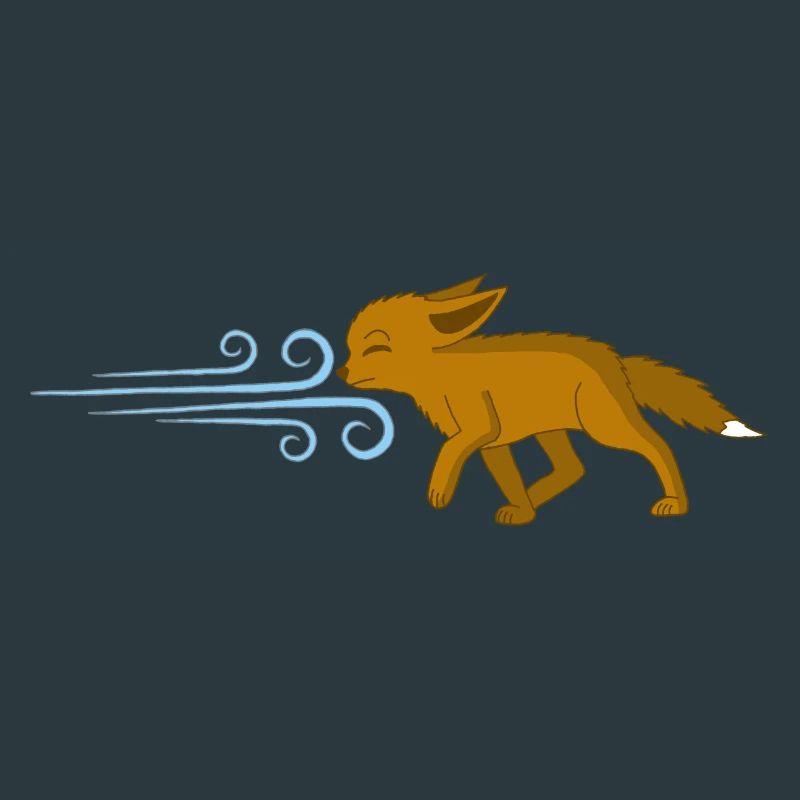 Le renard et le vent