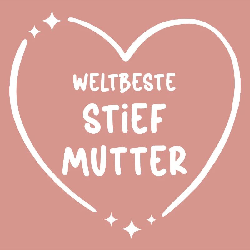 Stiefmutter Herz Bonus Mutter Mama Stiefmama