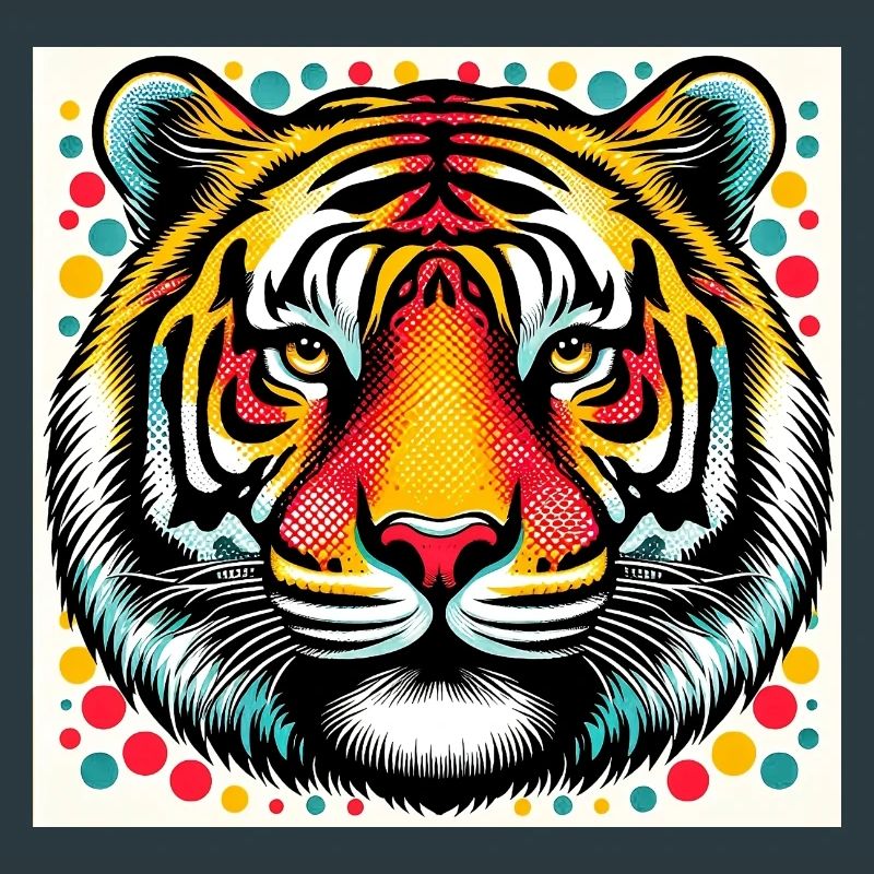 Tiger Pop Art
