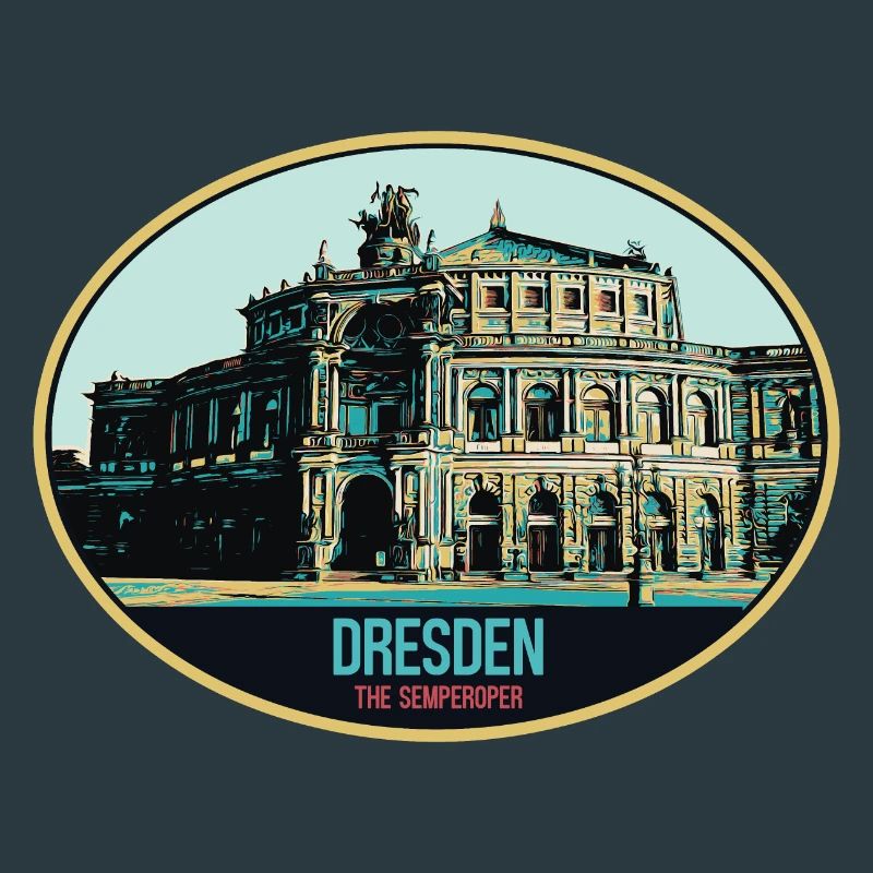Semperoper de Dresde : Élégance en Illustration