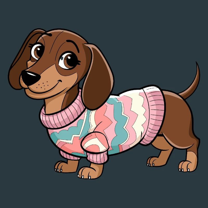 Pull douillet teckel