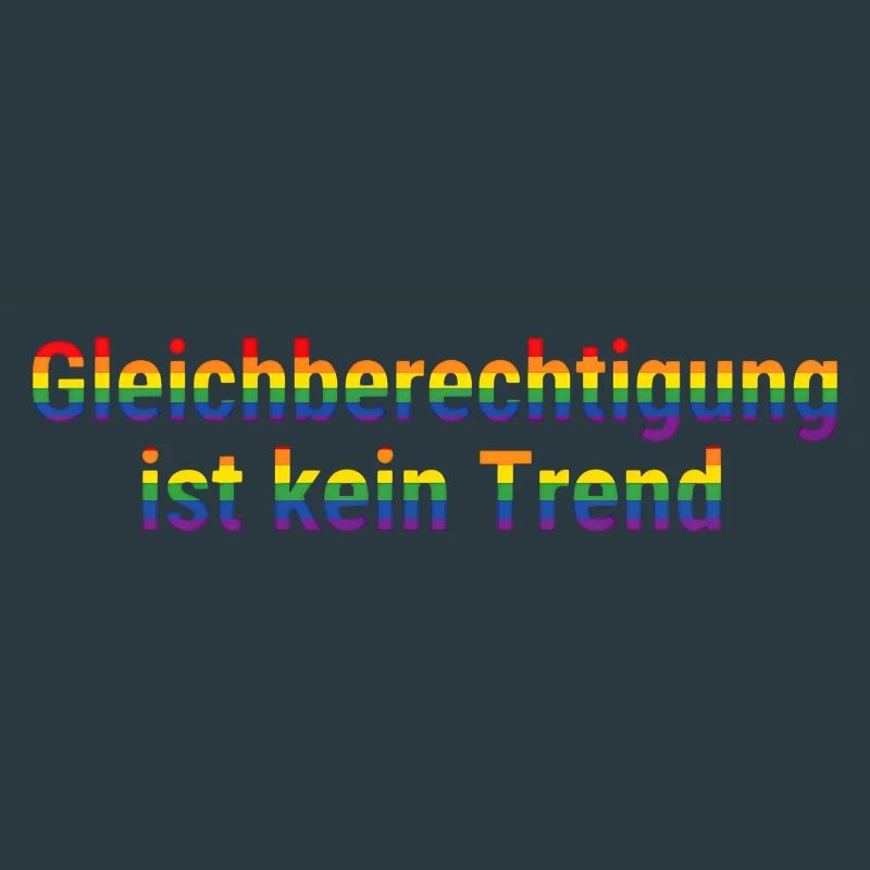 Equality is not a trend