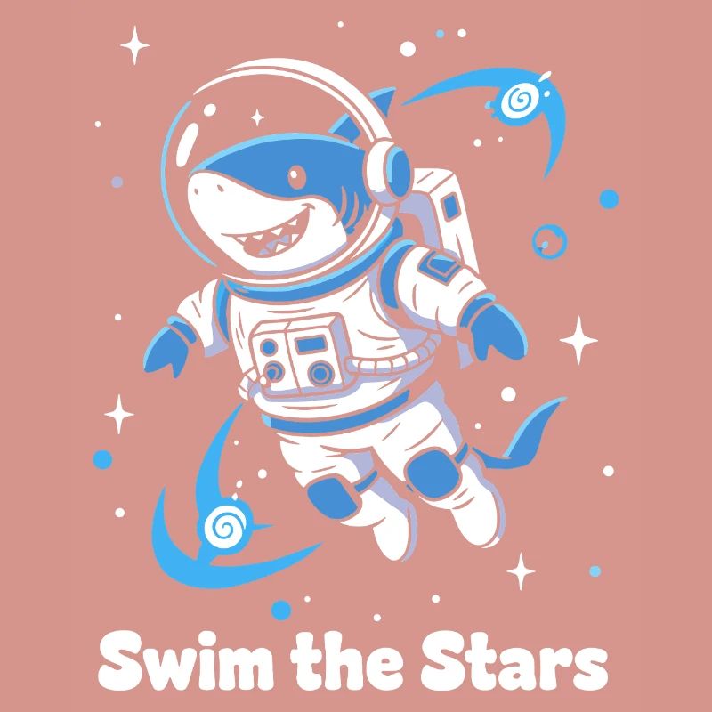 Astronaute requin de l’espace