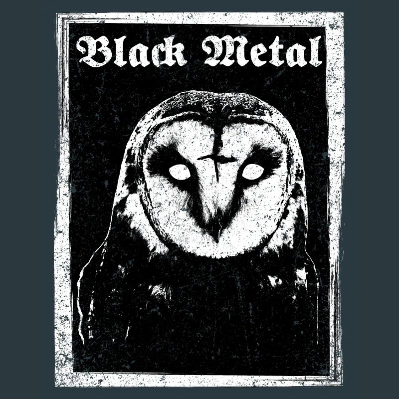 Black Metal Eule