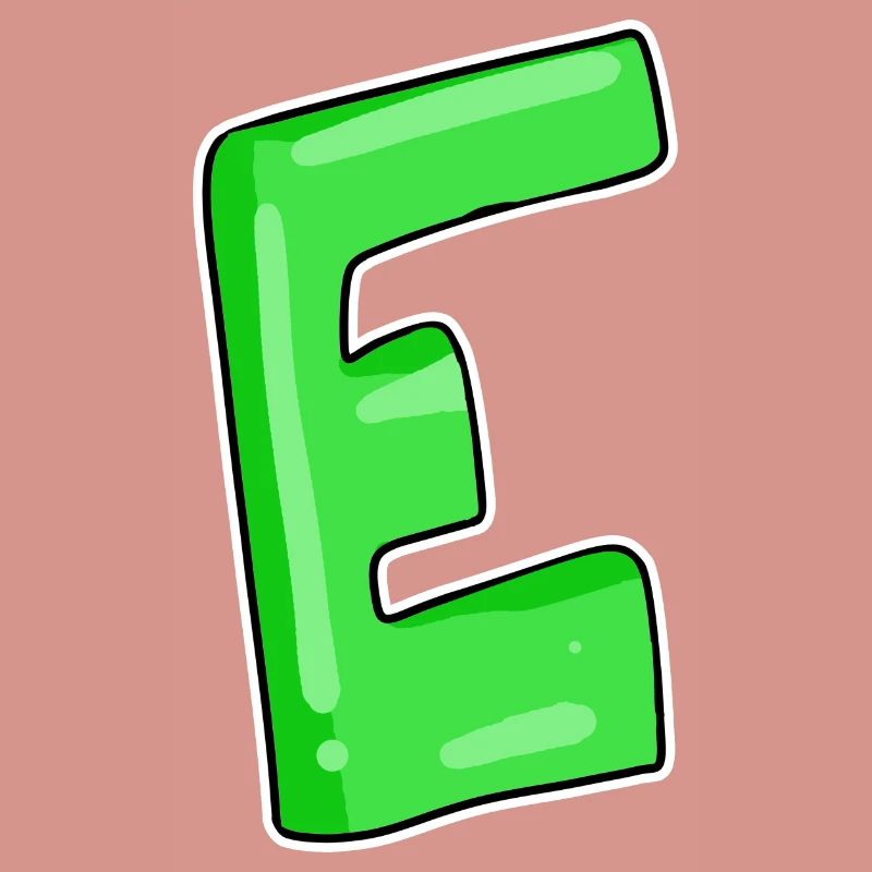 Buchstabe E Anfangsbuchstabe