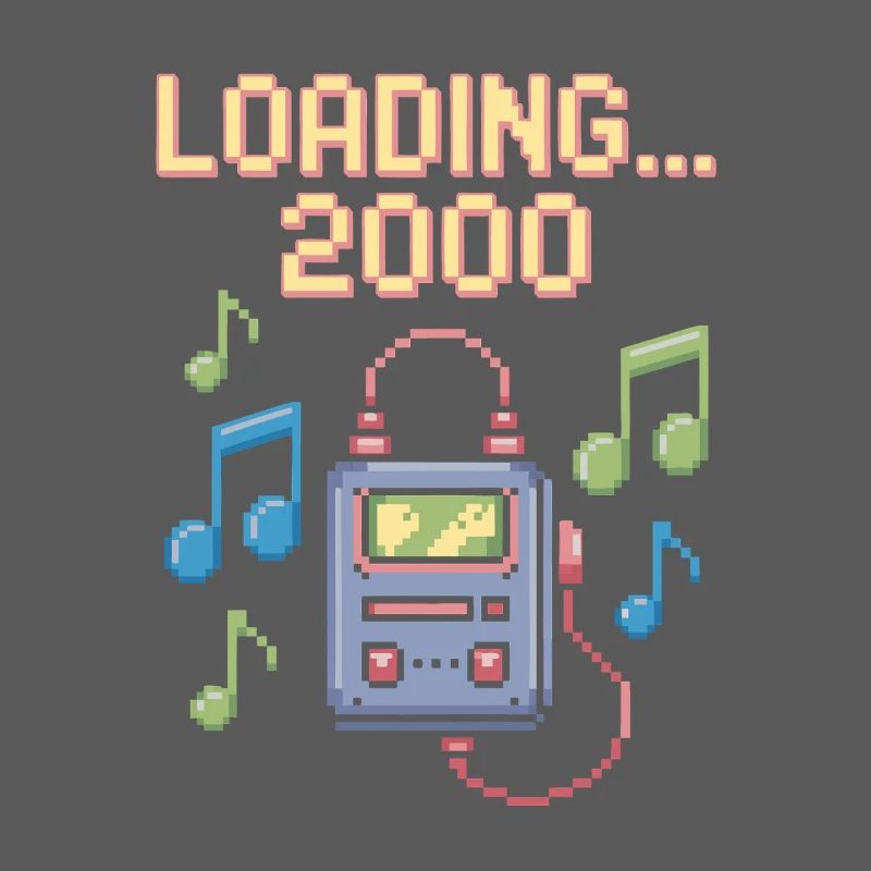 Retro Pixel Design – Loading 2000