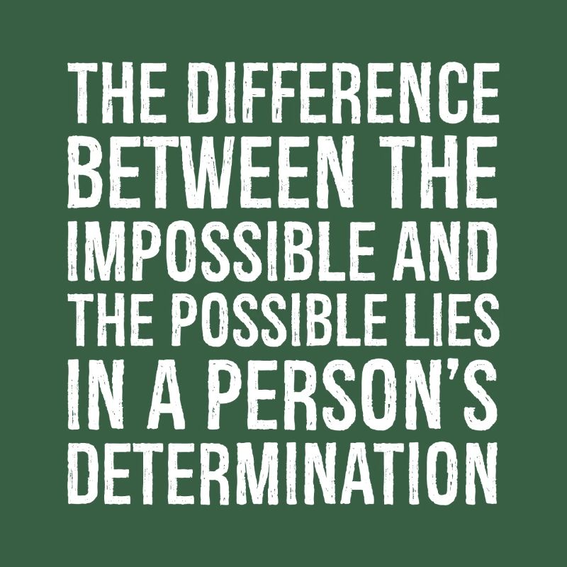 la différence entre l’impossible et le