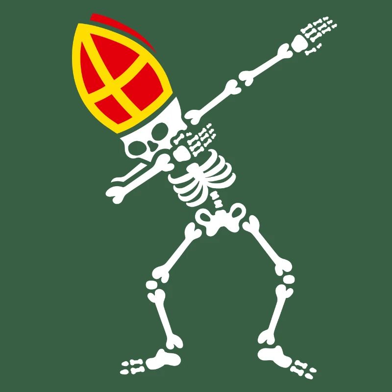 Dab Sinterklaas dab squelette Saint dabbing dabbing