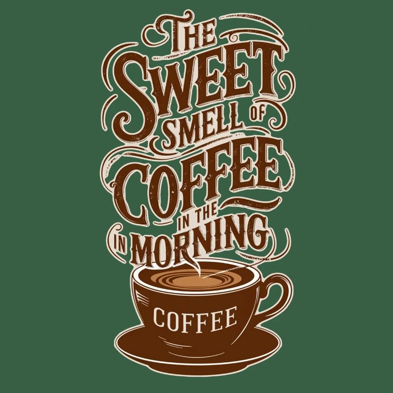 douce odeur du café le matin