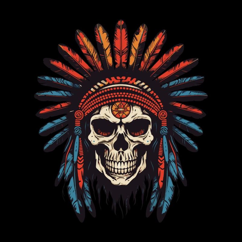 Crâne de chef indien Apache