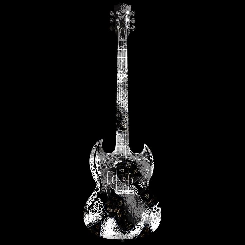 Gitarre Mit Würfeln