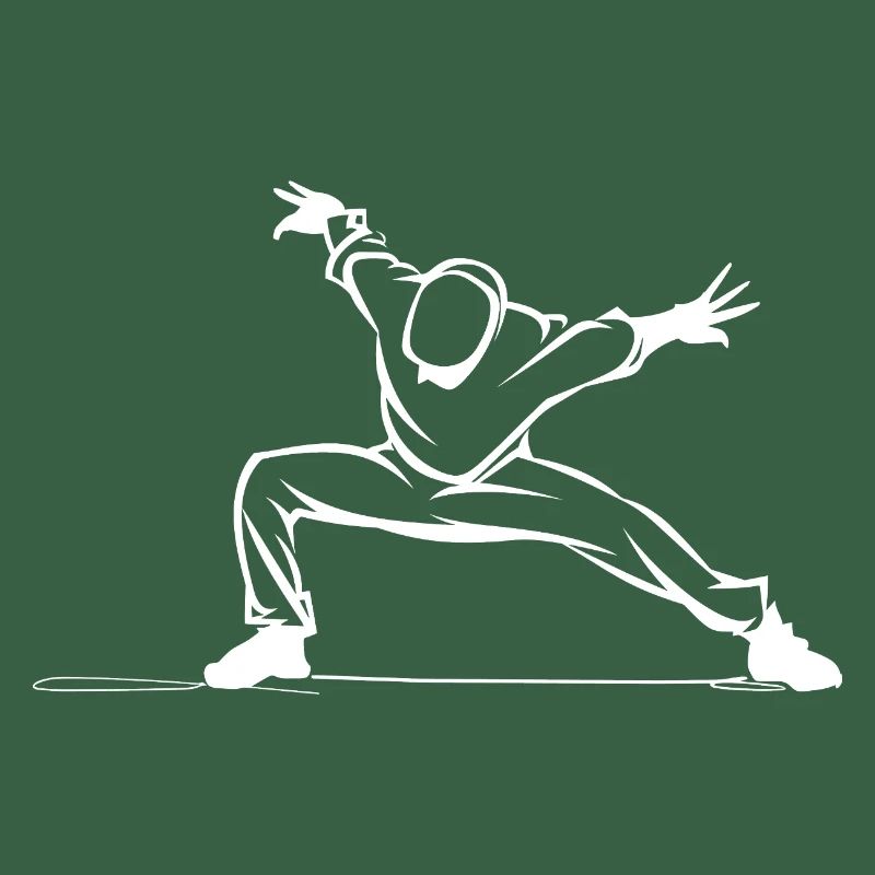 Dessin de breakdancer