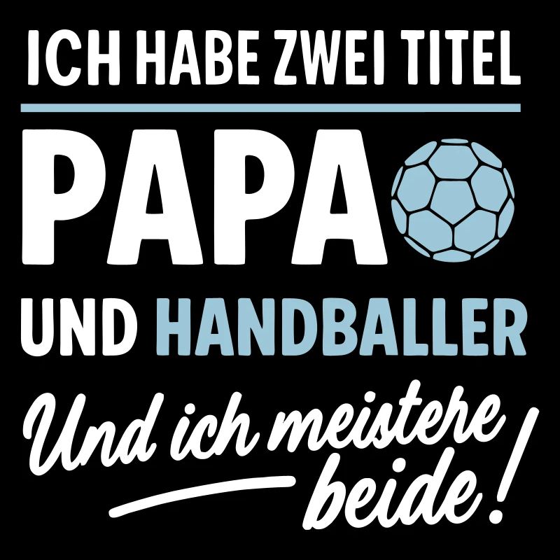 Papa und Handballer Vatertagsdesign