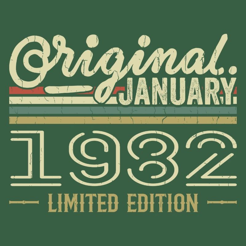 Januar 1982 Geburtstag Januar 1982 Geschenk 1982