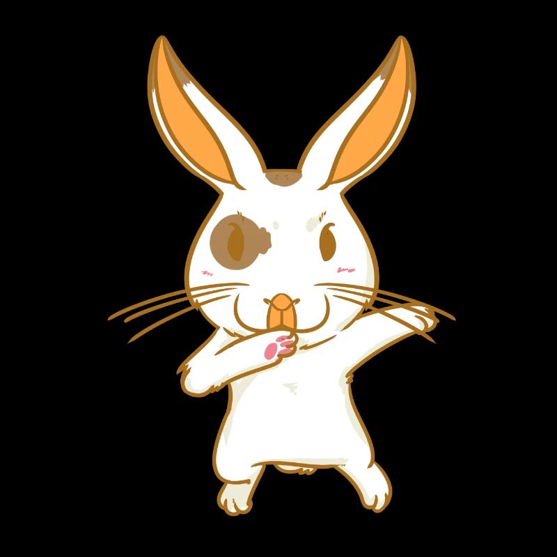 Rabbit - karate - fighting hare - dancing hare