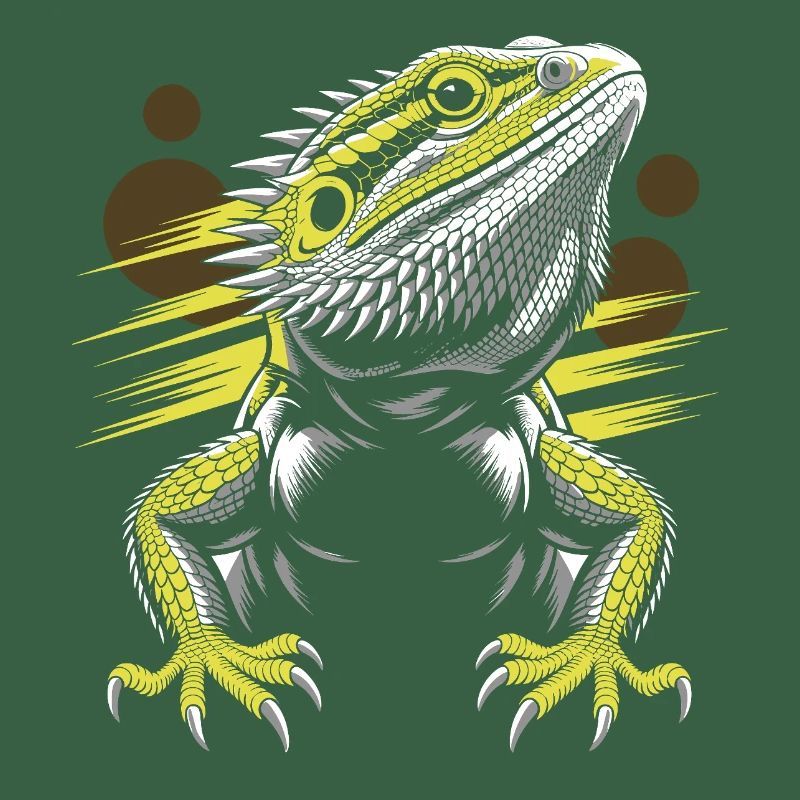 Drachenkopf Bartagame Echse