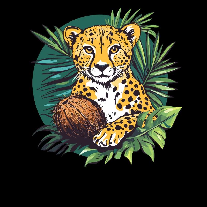 Guépard à la noix de