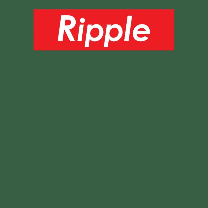 Ripple Red Rectangle Cryptocurrency XRP Blockchain