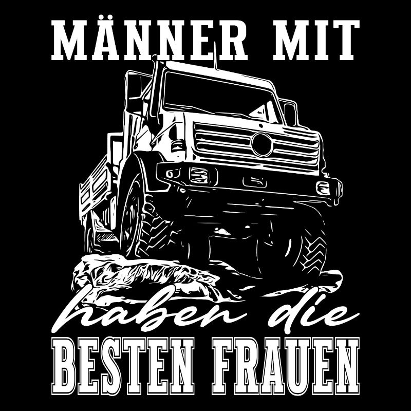 Männer mit Unimog - Offroad - Universal Motorgerät