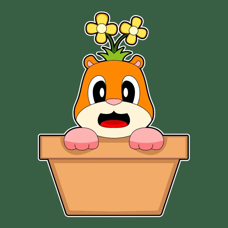 Fleur de hamster