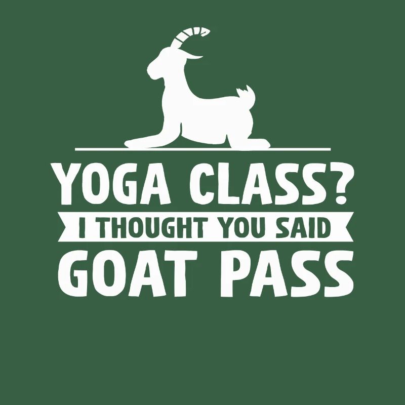 Yogastunde oder Ziegenpass