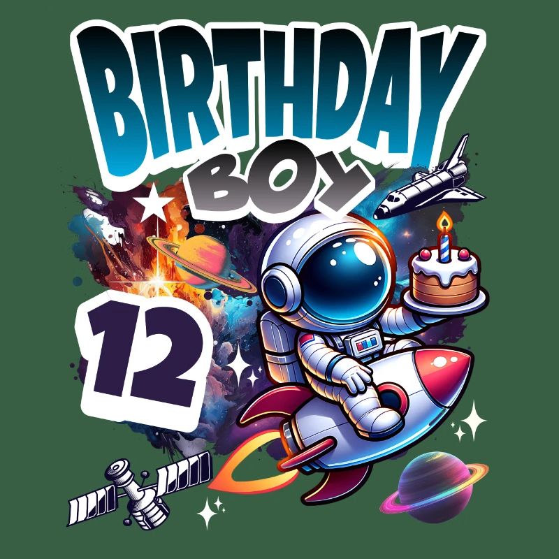 Astronaute 12e anniversaire Espace