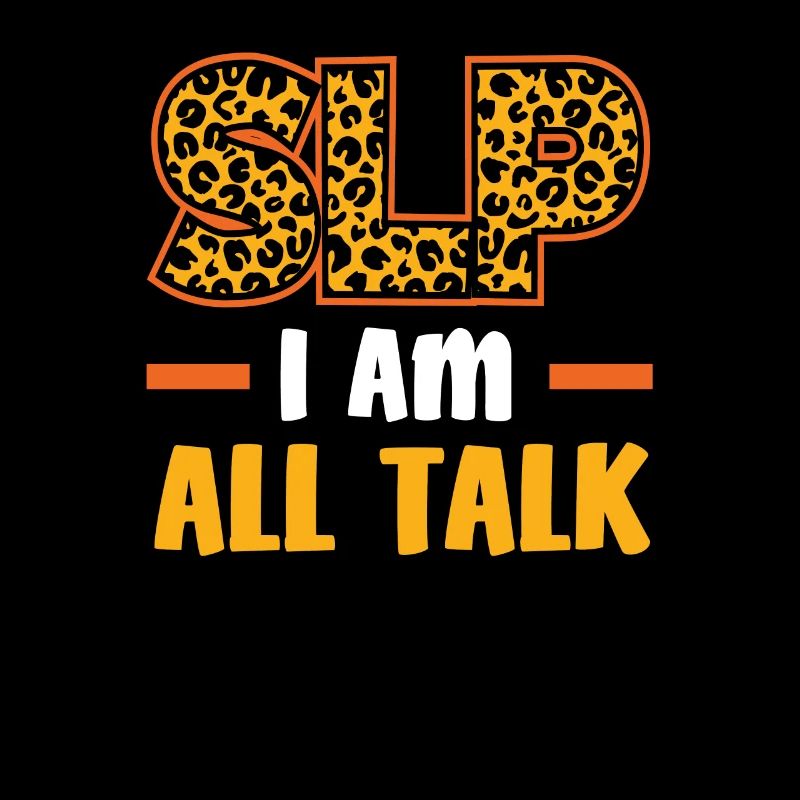 SLP I Am All Talk Leopard Pattern