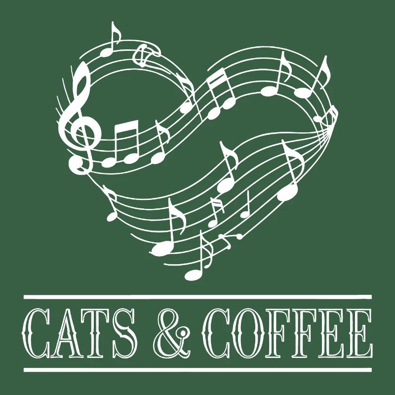 Ich liebe Katzen und Kaffee