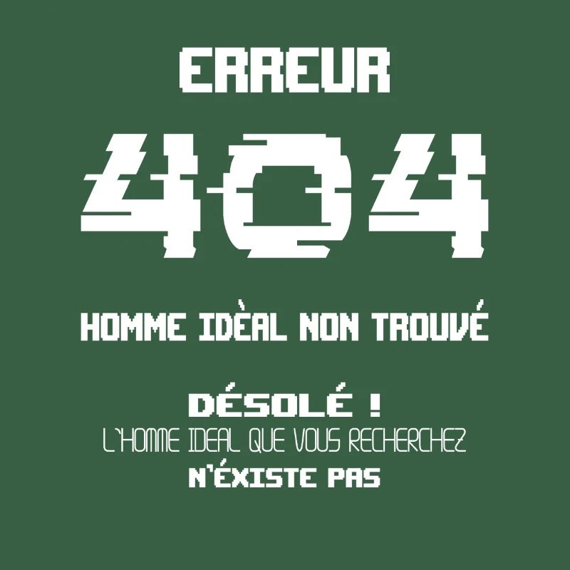 Error 404 Ideal Man Not Found